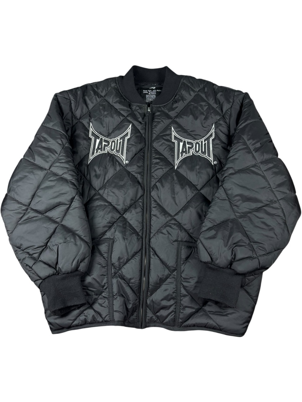 Tapout Y2K Quilted Bomber Jacket